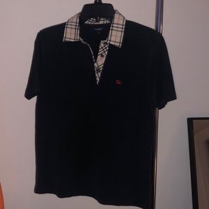Men’s Burberry Navy Polo